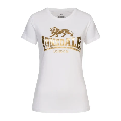 Afbeelding van Lonsdale Bantry Tshirt print, Dames, Maat: Small, White