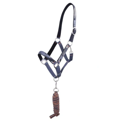 Afbeelding van QHP Halsterset met turnout collection 19 Shet Camouflage