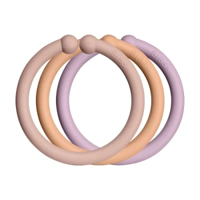 Afbeelding van BIBS® Lussen Blush / Peach Dusky Lilac 12 stuks