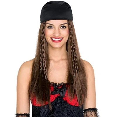 Afbeelding van dressforfun Damespruik piratenbruid verkleedkleding kostuum halloween verkleden feestkleding carnavalskleding carnaval feestkledij partykleding 300739