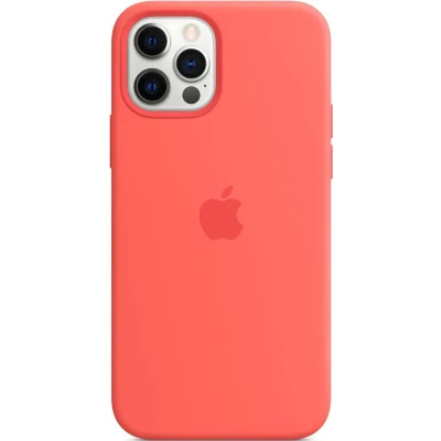 Afbeelding van Apple origineel Silicon MagSafe Case iPhone 12 / Pro pink citrus MHL03ZM/A