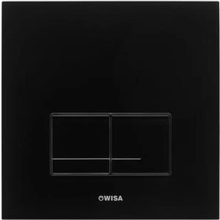 Afbeelding van WISA Delos bedieningsplaat glas mechanisch met dualflush voor XS