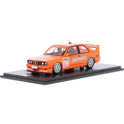 Afbeelding van BMW M3 (E30) Spark Modelauto 1:43 1992 Armin Hahne Jägermeister Linder Team SG604 Schaalmodel