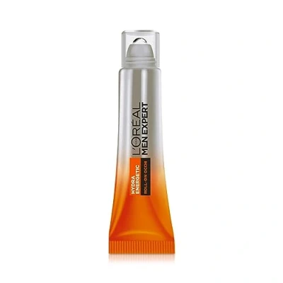 Afbeelding van L&#039;Oréal Men Expert Roll On ogen, anti vermoeidheid, Hydra Energetic, reflecteert het zicht en vermindert uiterlijk van zakken verrijkt met cafeïne vitamine C, 10 ml