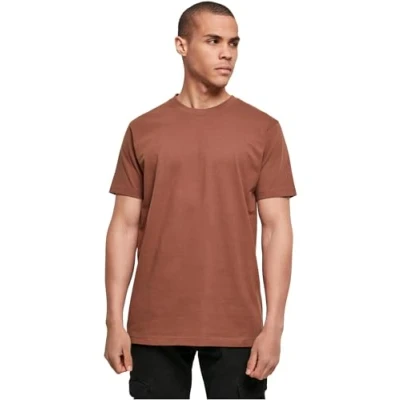 Afbeelding van Build Your Brand Heren T shirt ronde hals Tee, basic bovendeel voor mannen verkrijgbaar in vele kleuren, maten XS 5XL, bark, XL