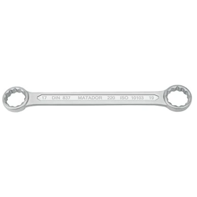 Afbeelding van MATADOR 0220 1719 dubbele ringsleutel, 17 x 19 mm