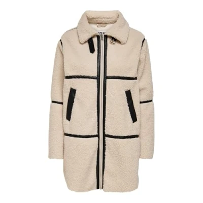 Afbeelding van JDY Jdyfrosty LONG Jacket Mantel, Dames, Maat: Small, Birch