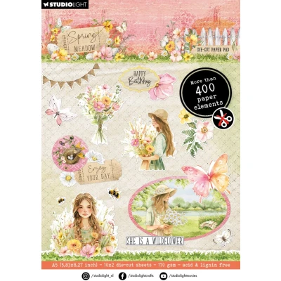 Afbeelding van Paper Pad Elements Spring Meadow nr.268