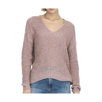 Afbeelding van JACQUELINE de YONG Gebreide trui voor dames, JDYNEW, Woodrose/Detail:w. Black Ply, XS