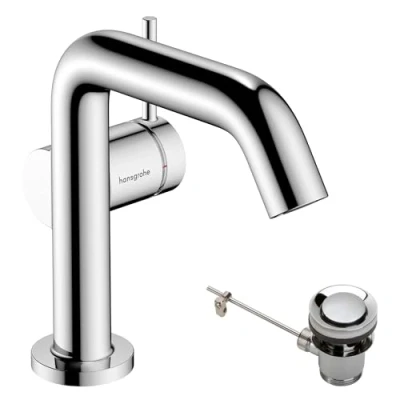 Afbeelding van Hg basin mix 110 tecturis s fine coolstart with pop up waste set chrom 73323000