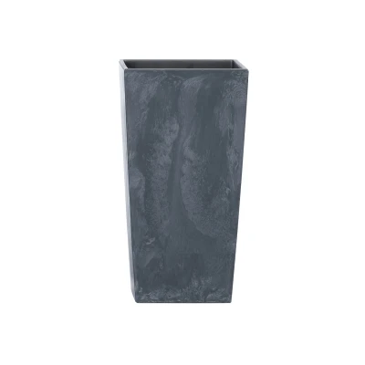 Afbeelding van Prosperplast Bloempot (24 x 24 45 cm, Antraciet in betonlook)