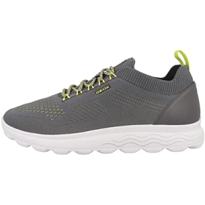 Afbeelding van Geox Sneakers laag, Heren, Maat: 43, Dunkelgrau Soft synthetic
