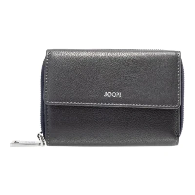 Afbeelding van JOOP! Leren Portemonnee Lantea Martha Purse Castlerock Donkergrijs