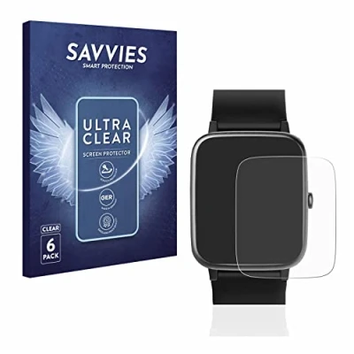 Afbeelding van Savvies (6 Stuks) Schermbeschermer voor Letsfit ID205L Screen Protector Ultra Transparant