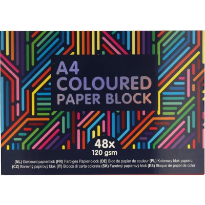 Afbeelding van Wins Holland Blok Gekleurd Papier A4