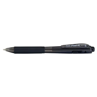 Afbeelding van Pentel BX440 Feel it! WOW! balpen 1,0 mm zwart 12 stuks