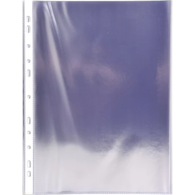 Afbeelding van Showtas geperforeerde gladde 8/100ste pvc A4 Exacompta