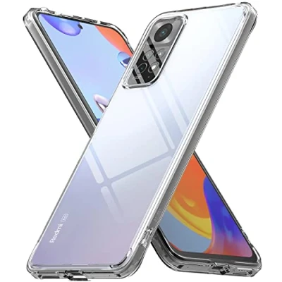 Afbeelding van Ringke Fusion Compatibel met Xiaomi Redmi Note 11 Pro en 5G Case, Transparant Schokbestendig Bumper Hoesje Clear