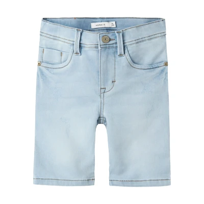 Afbeelding van NAME IT Boy jeansshort slim fit, blauw (light blue denim), 104