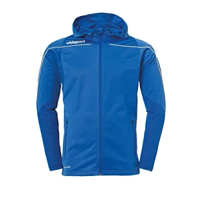 Afbeelding van Uhlsport Stream 22 Trainingsjas Met Capuchon Azuur Blauw Wit Maat M
