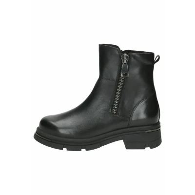Afbeelding van Caprice Enkellaarsjes met plateauzool, Dames, Maat: 40, Black nappa Schoenen