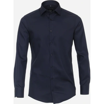 Afbeelding van Venti Modern FIT Zakelijk overhemd, Heren, Maat: 40, Dark blue