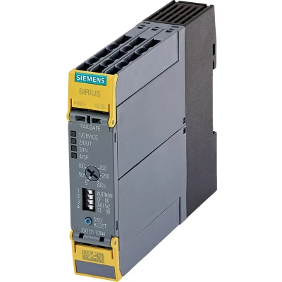 Afbeelding van Siemens sirius veiligheidsrelais basis unit voor circuits 3 no met relais signalering circuit 1 nc contatc us 24 v dc schroefbevestiging 3sk1121 1ab40