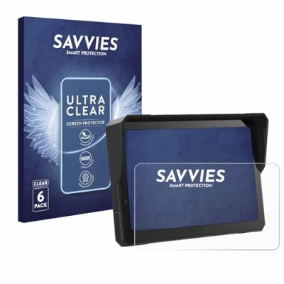 Afbeelding van Savvies Screenprotector voor Carpuride W702 Pro 7&quot; Folie Beschermfolie transparant (6 Stuks)
