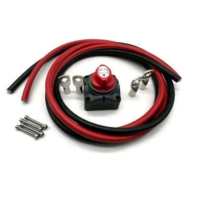 Afbeelding van eXODA kabel 50mm2 4x M10 kabelschoen 2m Rood Zwart met schakelaar