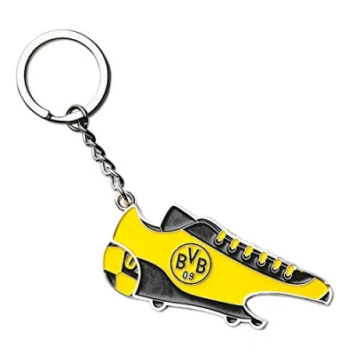 Afbeelding van Borussia Dortmund BVB sleutelhanger met boodschappenschip en opener