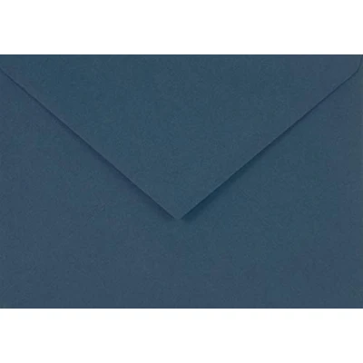 Afbeelding van Netuno 25 blauwe C6 enveloppen 114x162mm 115g Sirio Color Blu zonder venster voor bruiloft verjaardag doop Kerstmis uitnodigings kerstkaarten
