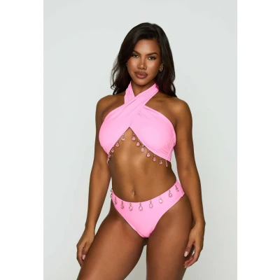 Afbeelding van Moda Minx HERA Fixed Bikinitop, Dames, Maat: Small, Pink