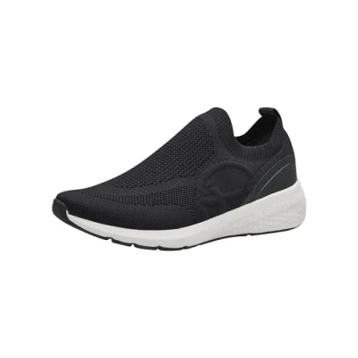 Afbeelding van Tamaris Instappers, Dames, Maat: 38, Black Imitatieleer/ textiel