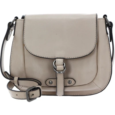 Afbeelding van FREDsBRUDER Leren Schoudertas Veg Tan Collection Fleur Crossbody Bag Cream Beige
