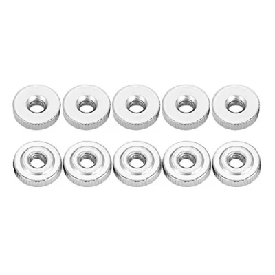 Afbeelding van 10/5/2/1 x gekartelde moer M3 M4 M5 M6 M8 M10 Koolstofstaal Nurled duimmoeren(M3（10pcs）)
