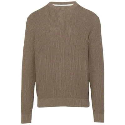 Afbeelding van s.Oliver MIT Musterstruktur Trui, Heren, Maat: 3XL, Cognac