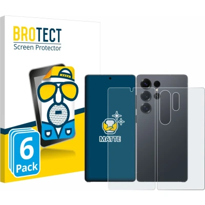Afbeelding van BROTECT Screenprotector voor Samsung Galaxy S25 Ultra (Voor+Achter) Folie Beschermfolie matte (6 Stuks)