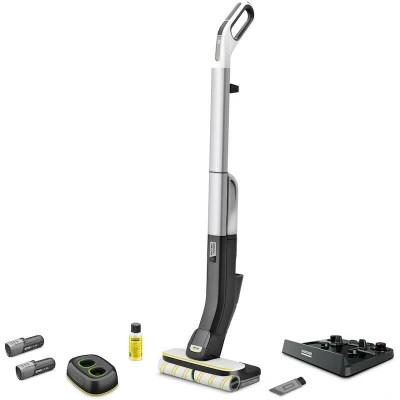Afbeelding van Kärcher Floor Cleaner FC 4 Battery Set Draadloze Harde Vloer Reiniger Incl. verwisselbare accu en lader 90m² per acculading Accuduur 30 min.