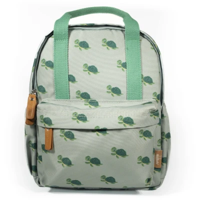 Afbeelding van Mabebi Kleuter/ Peuter Rugzak Schooltas Ergonomische voor kinderdagverblijf/ uitstapjes Schildpad Groen