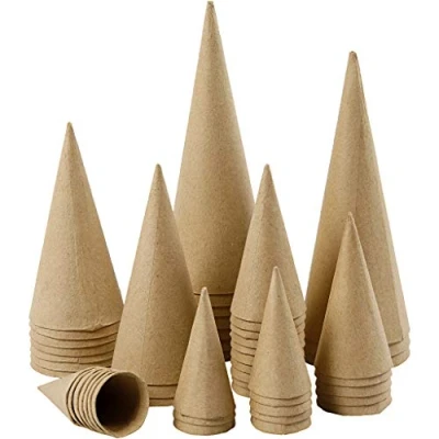 Afbeelding van Creativ 26549 Kegels Assortiment, H: 4 20 cm, 50asstd