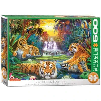 Afbeelding van Eurographics EG65005457 Tigers Eden Puzzel, Divers, 48 x 68 cm