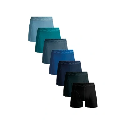 Afbeelding van MUCHACHOMALO Heren Boxers, Katoenen Effe Ondergoed, Multipack 7 Pack, Boxershorts Solid Klassieke Pasvorm, met Elastische Tailleband