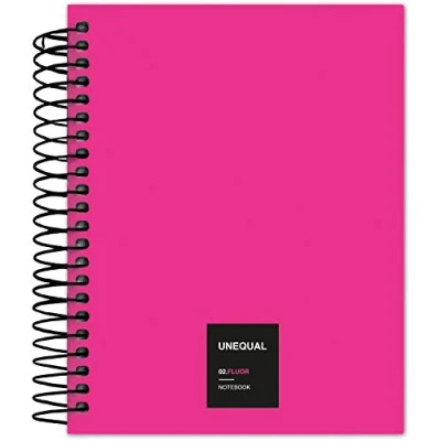 Afbeelding van Grafoplás 88546054 notitieboek met spiraalbinding, geruit, A6, 100 vellen, 70 g, fuchsia