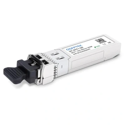 Afbeelding van QSFPTEK 10G SFP+ Module 10GBASE SR 850nm 300M DDM Multimode LC Transceiver for Cisco SFP SR, Ubiquiti UF MM 10G, Netgear, Mikrotik, D Link, Supermicro, Linksys, Other Open Switches