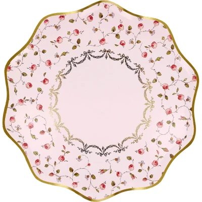 Afbeelding van meri bordjes ladurée marie antoinette large 8st