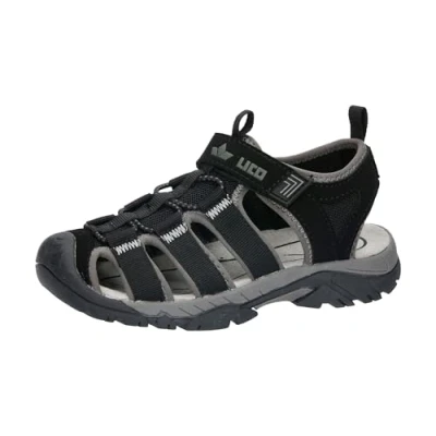 Afbeelding van Lico Janto Vs Sandalen voor kinderen, zwart grijs, 30 EU