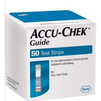 Afbeelding van Accu Chek Guide teststrips 50 stuks