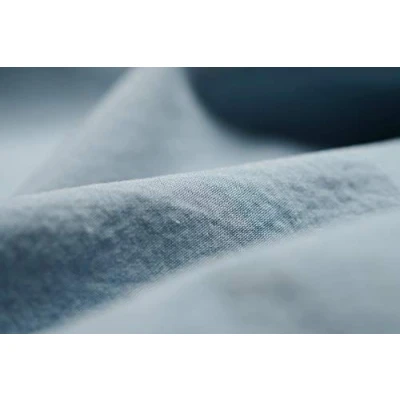Afbeelding van L1NK STUDIO Beddengoed 260 x 220 cm dekbedovertrek katoen 100% (percal 200 draden) voor bed 180 uni eenkleurig Sky