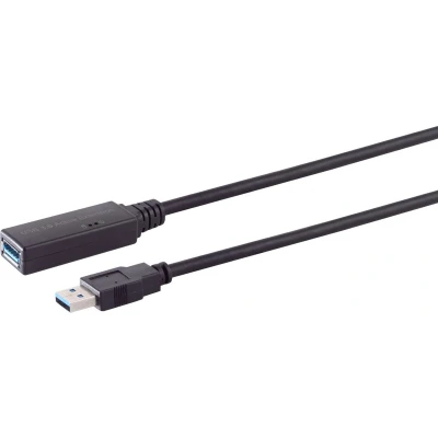 Afbeelding van Actieve USB naar verlengkabel voeding via Micro USB3.0 tot 0,9A 5 meter