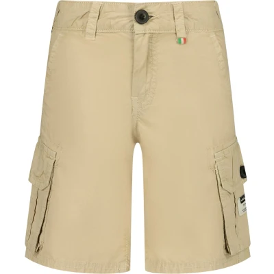 Afbeelding van Vingino Short Slasmoi Jongens Broek Sandstorm Maat 116